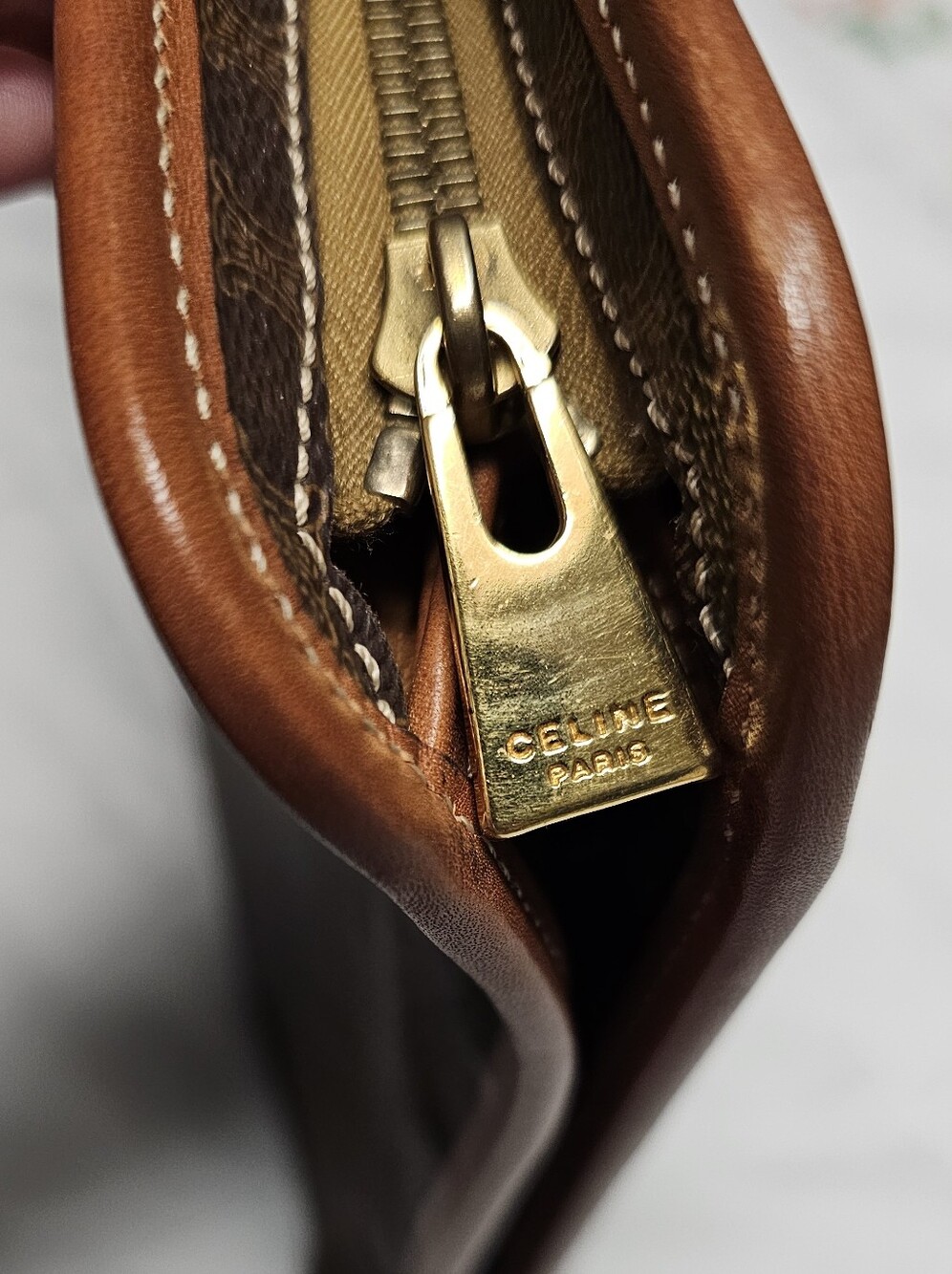 Celine Macadam Coated Canvas Clutch Bag - Picture 4 of 8